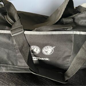 MN Timberwolves Black Men's Duffle Bag